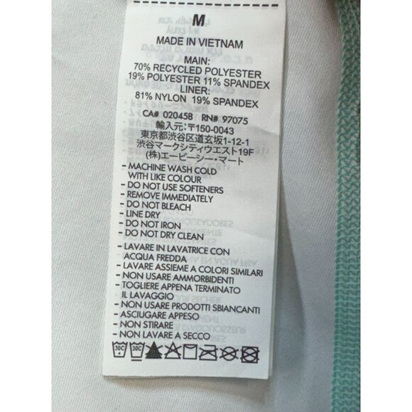 Saucony Womens Scout Series Leggings M Green Watercolor Pattern - Picture 8 of 12